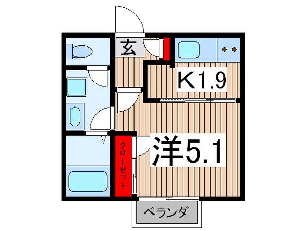 オレンジハウスの物件間取画像